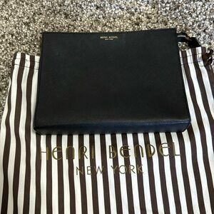 Henri Bendel Black Clutch Bag